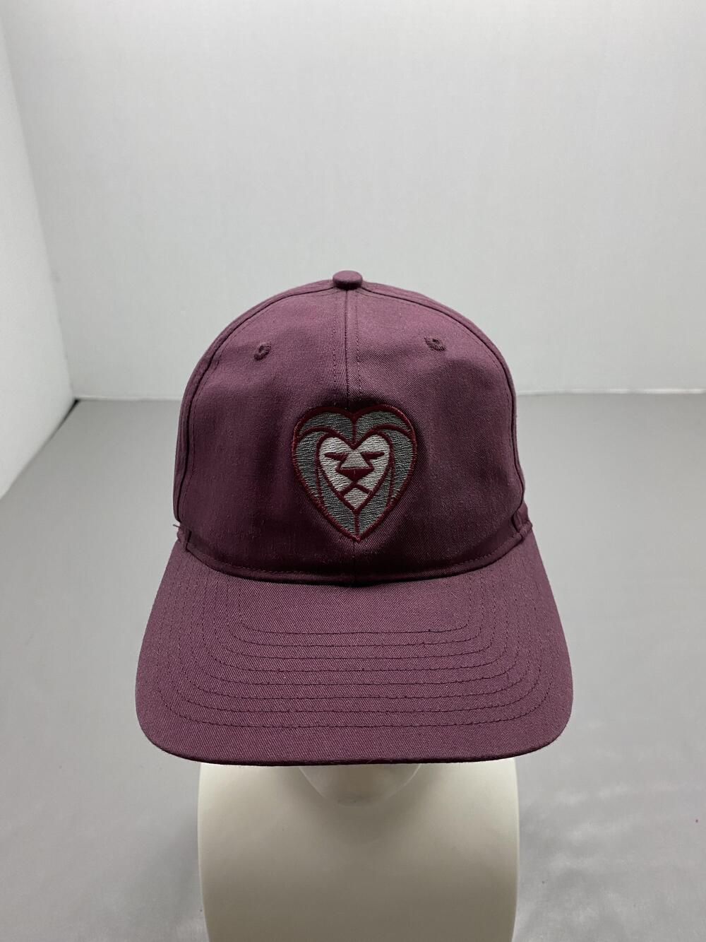 Lion Heart logo Hat Cap Strap Back One Size Purple Richardson Baseball Cap Twill